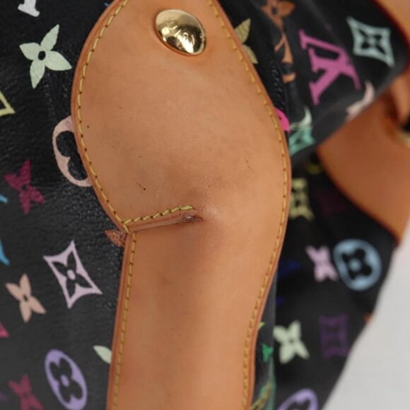 LOUIS VUITTON Monogram Multicolor Ursula Tote Bag Black M40124 LV Auth yk18891V - Picture 4 of 16